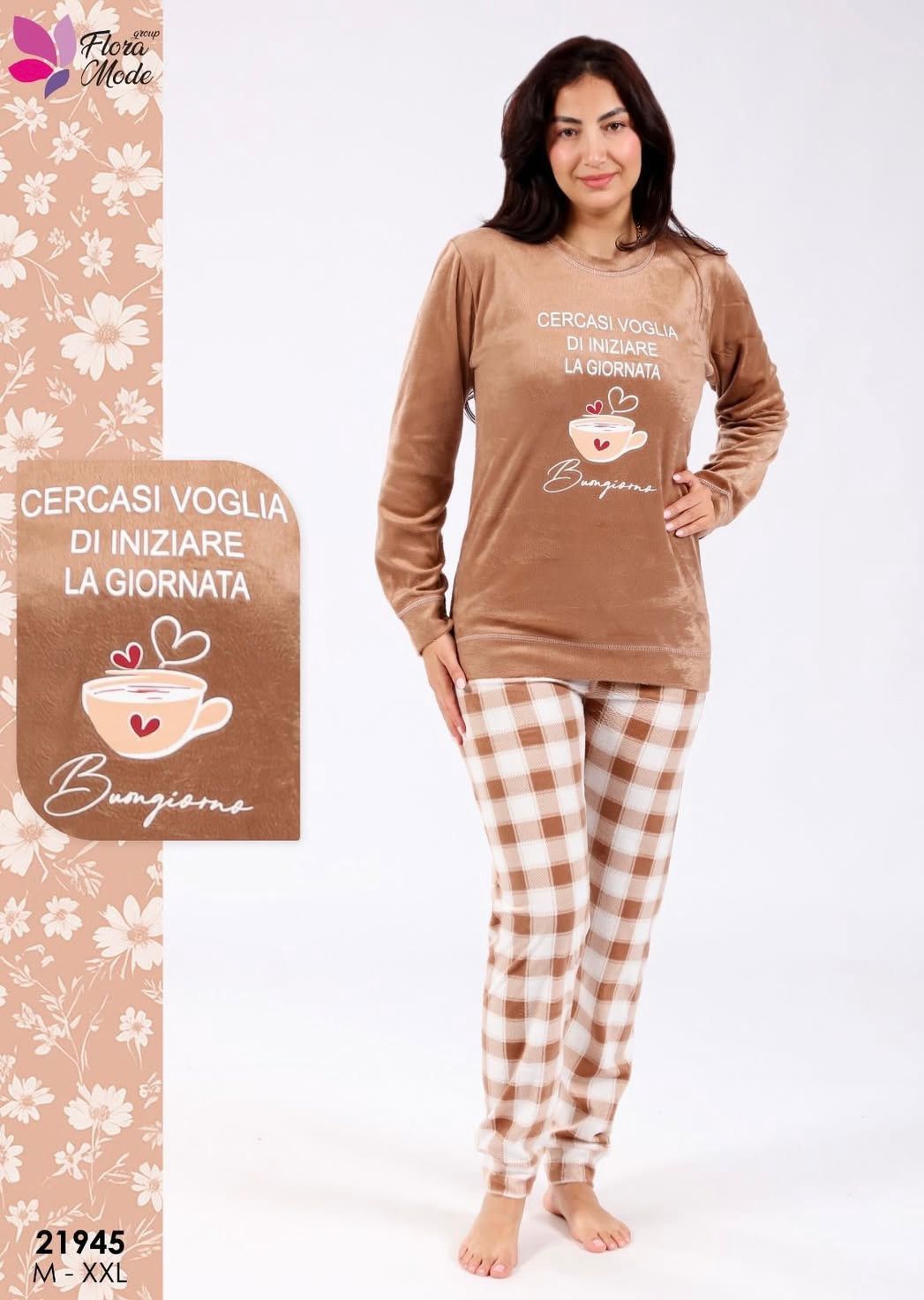 Pyjama velours de haute qualité