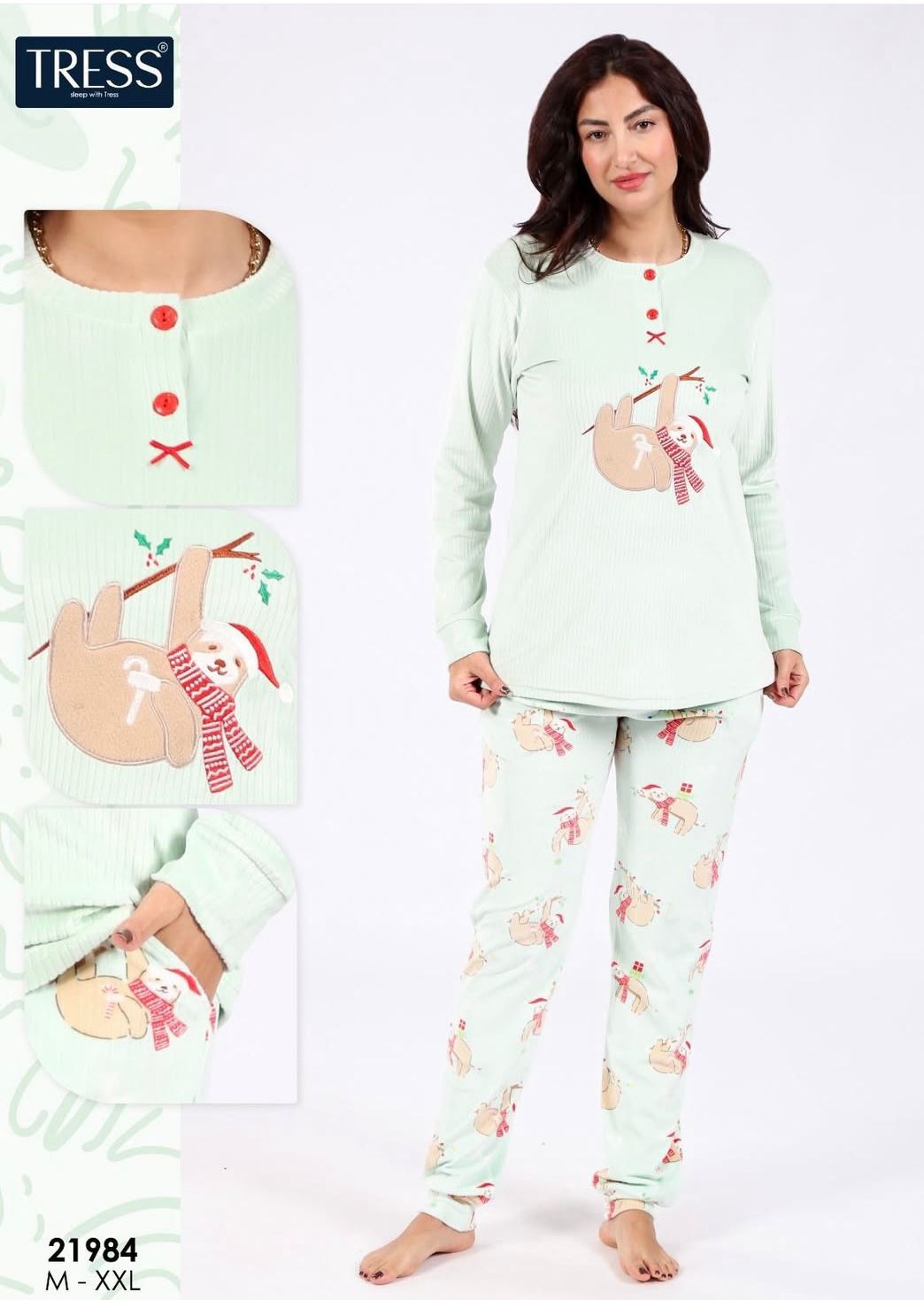 Pyjama velours de haute qualité