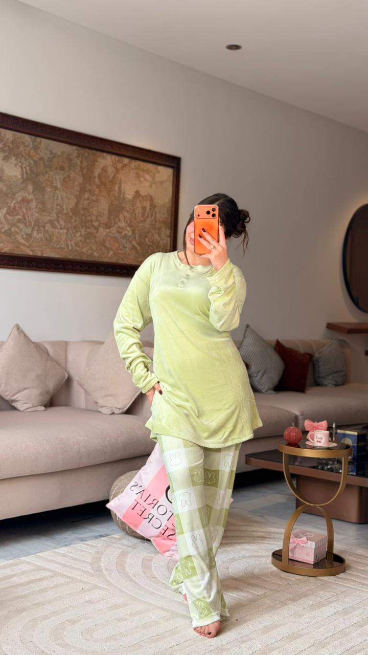 Pyjama manche longue grand taille