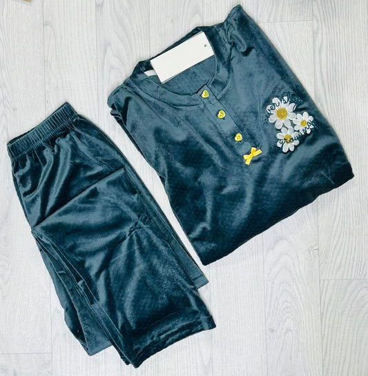 Pyjama manche longue grand taille