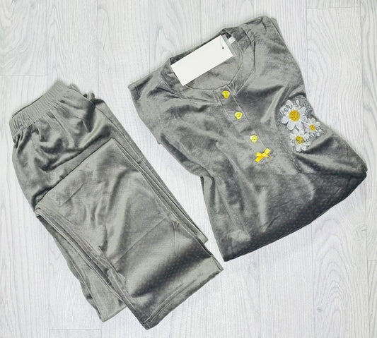 Pyjama manche longue grand taille