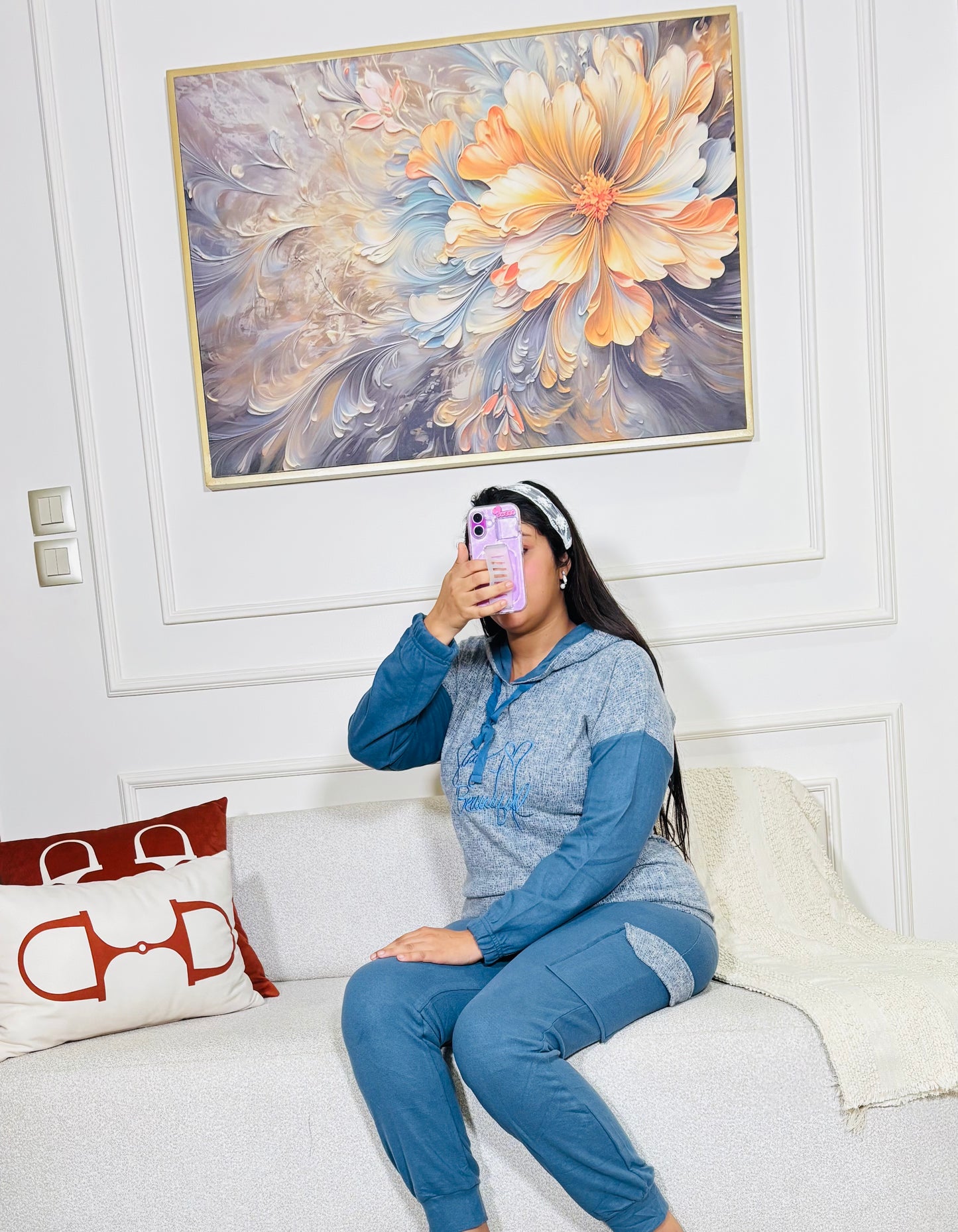 Pyjama pour femme avec capuche