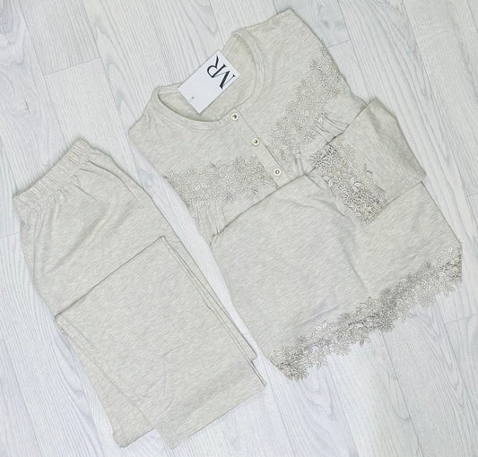 Pyjama manche longue grand taille