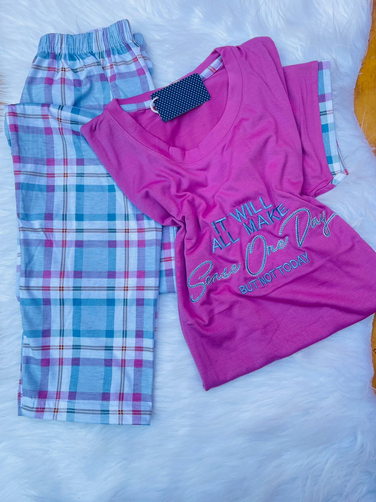 Pyjama demi manches grand taille