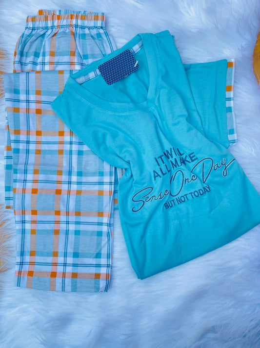 Pyjama demi manches grand taille