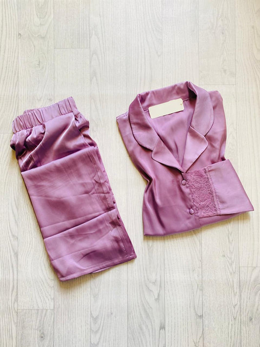 Pyjama satin de soie