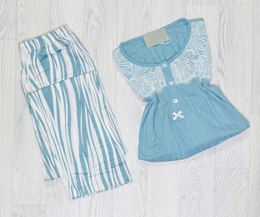 Pyjama manche longue grand taille