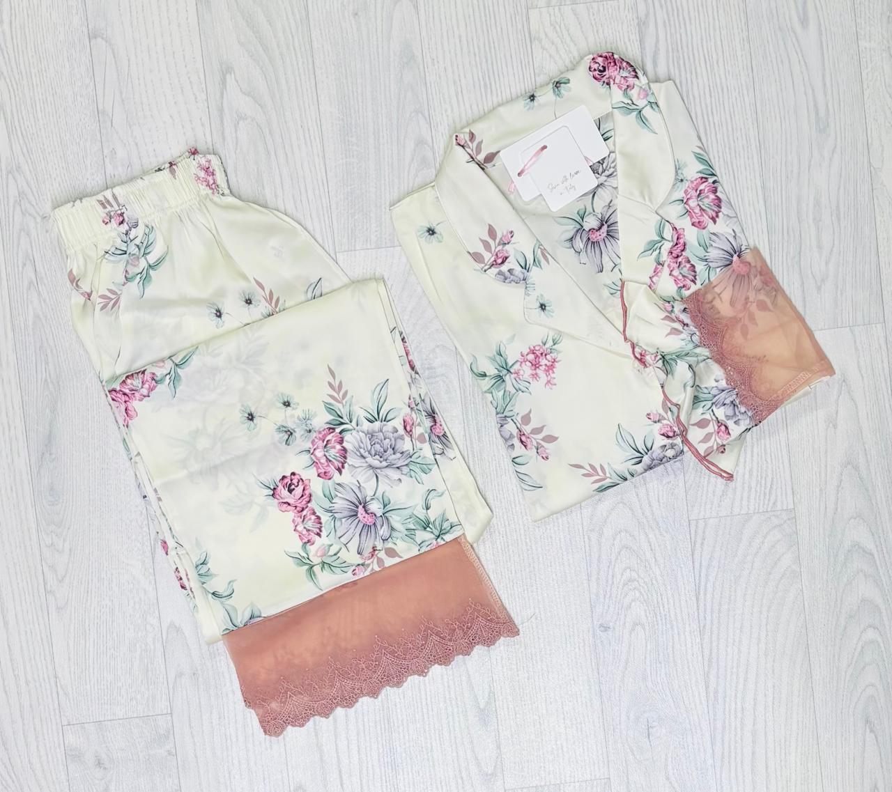 Pyjama satin de soie