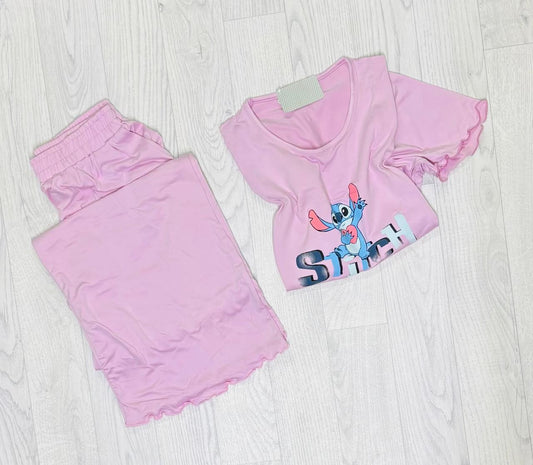 Pyjama demi manches grand taille