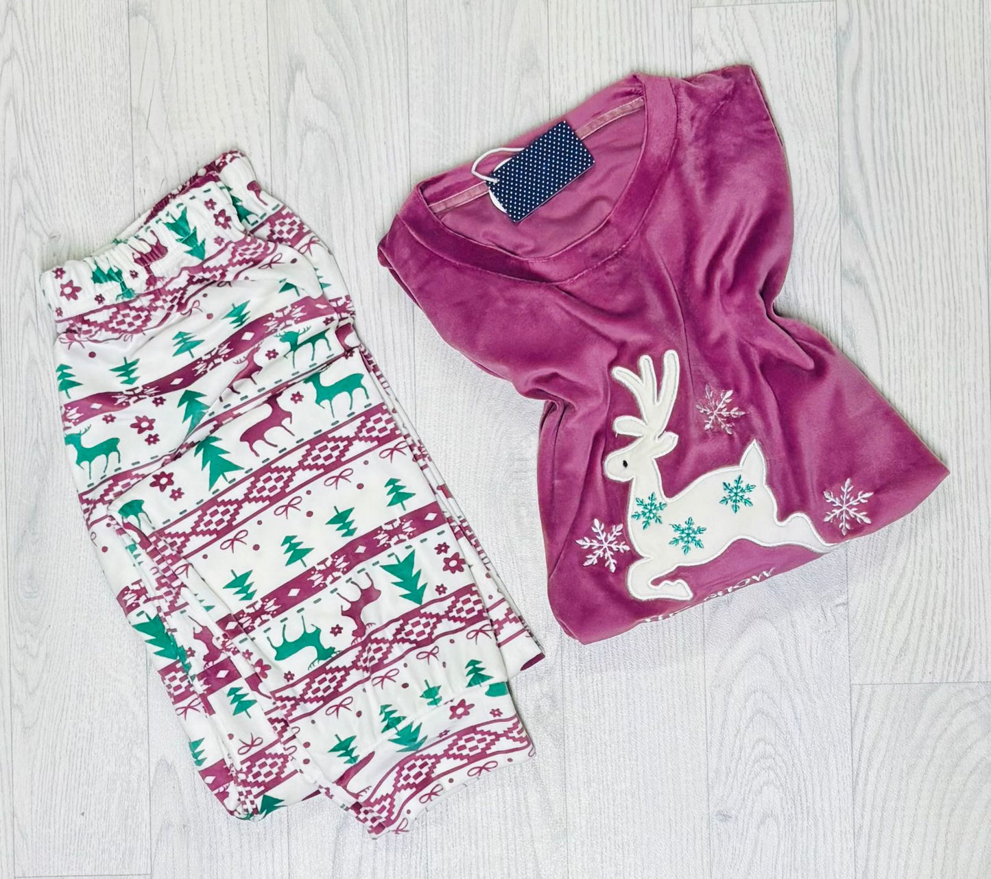 Pyjama manche longue grand taille