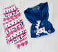 Pyjama manche longue grand taille