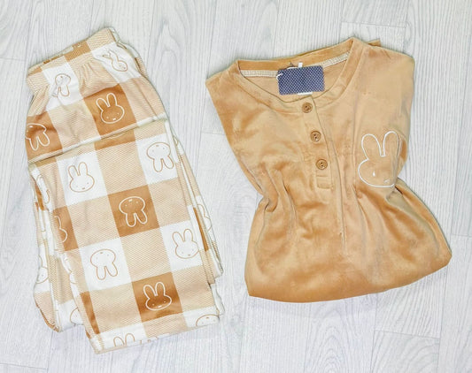 Pyjama manche longue grand taille