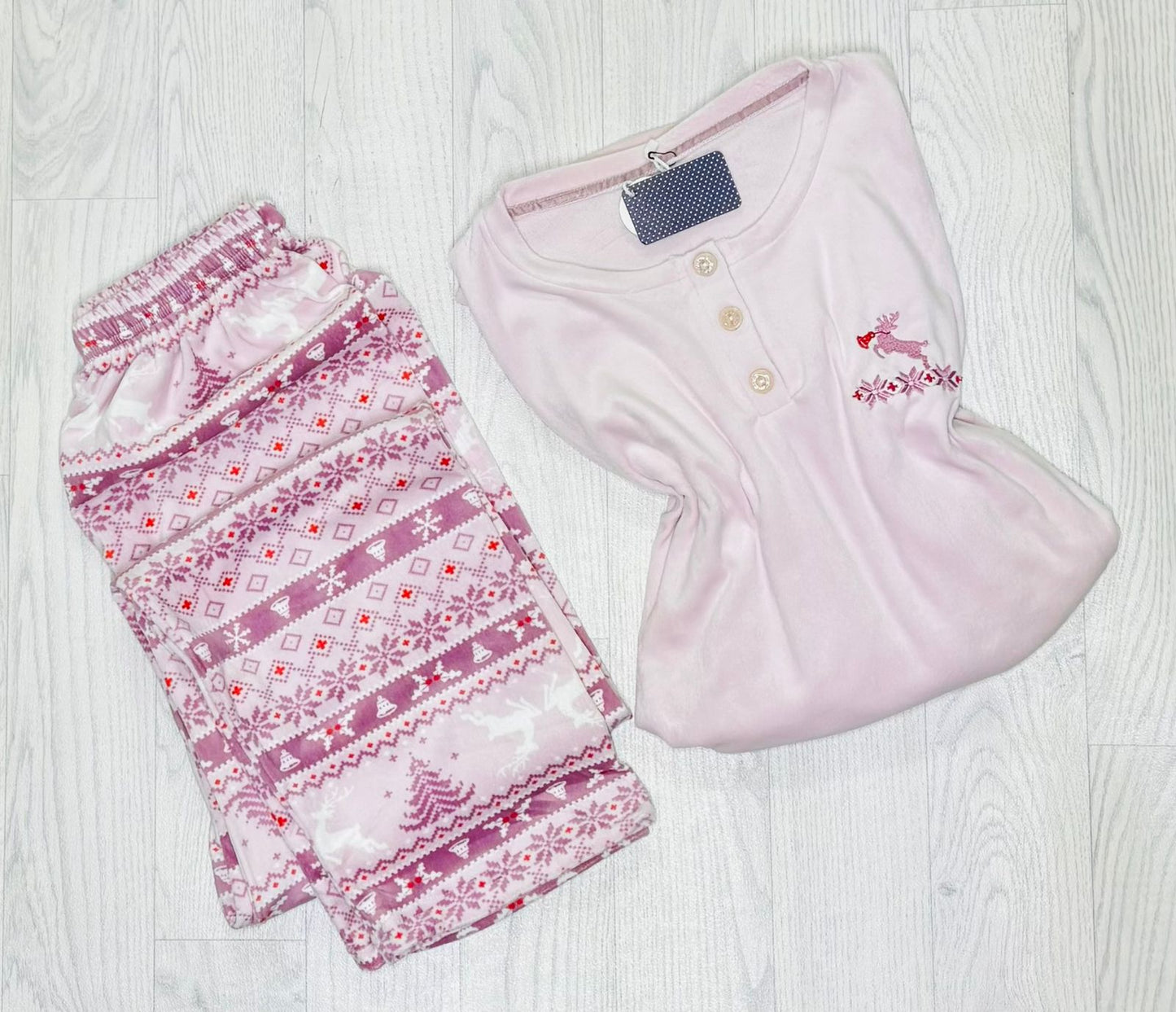 Pyjama manche longue grand taille