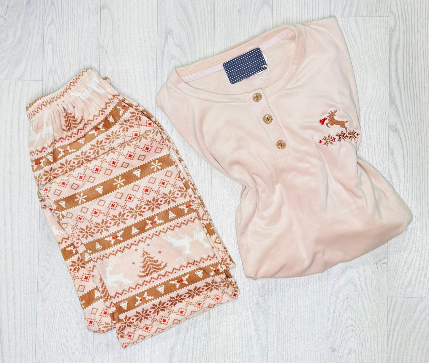Pyjama manche longue grand taille