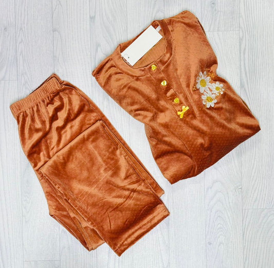 Pyjama manche longue grand taille