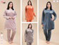 Pyjama manche longue grand taille
