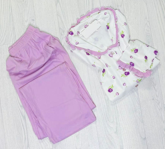 Pyjama manche longue grand taille