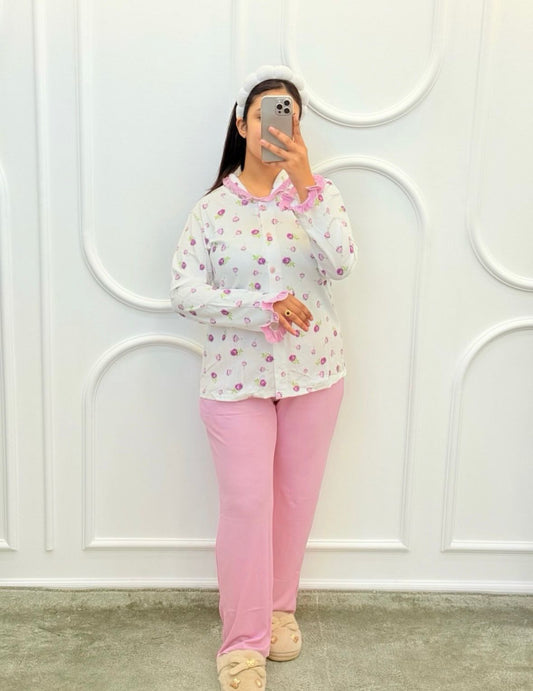 Pyjama manche longue grand taille