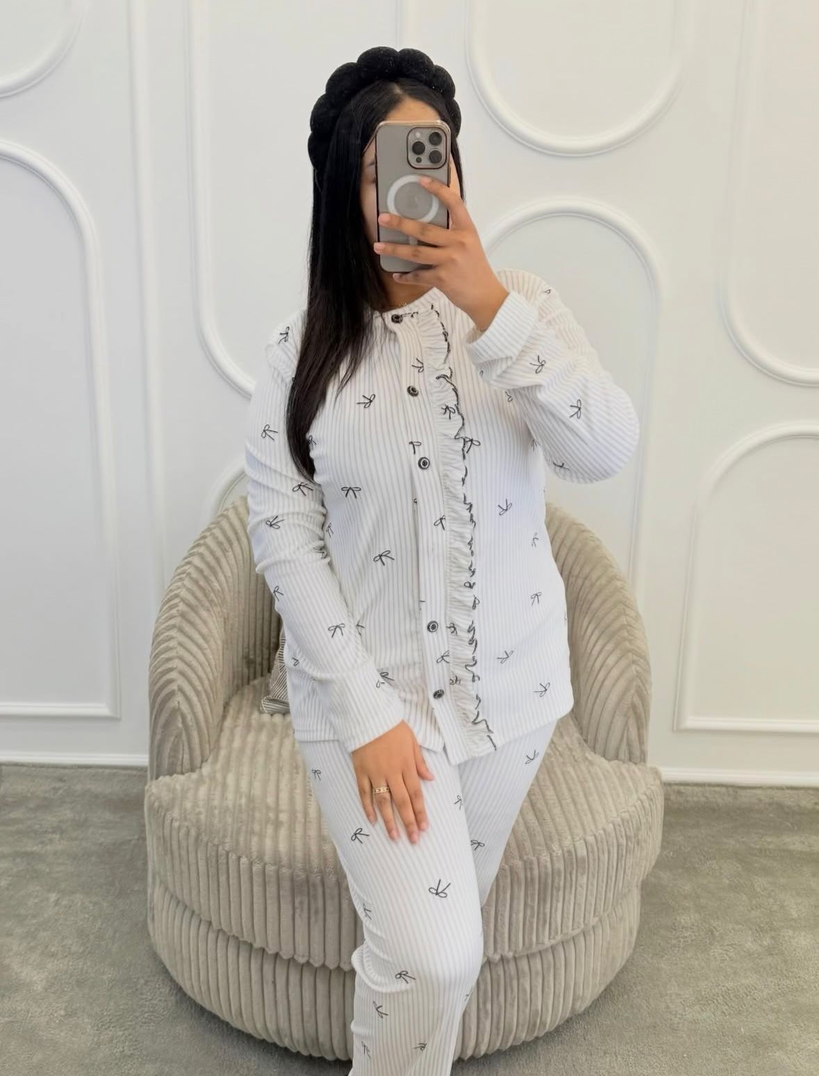 Pyjama velours de haute qualité