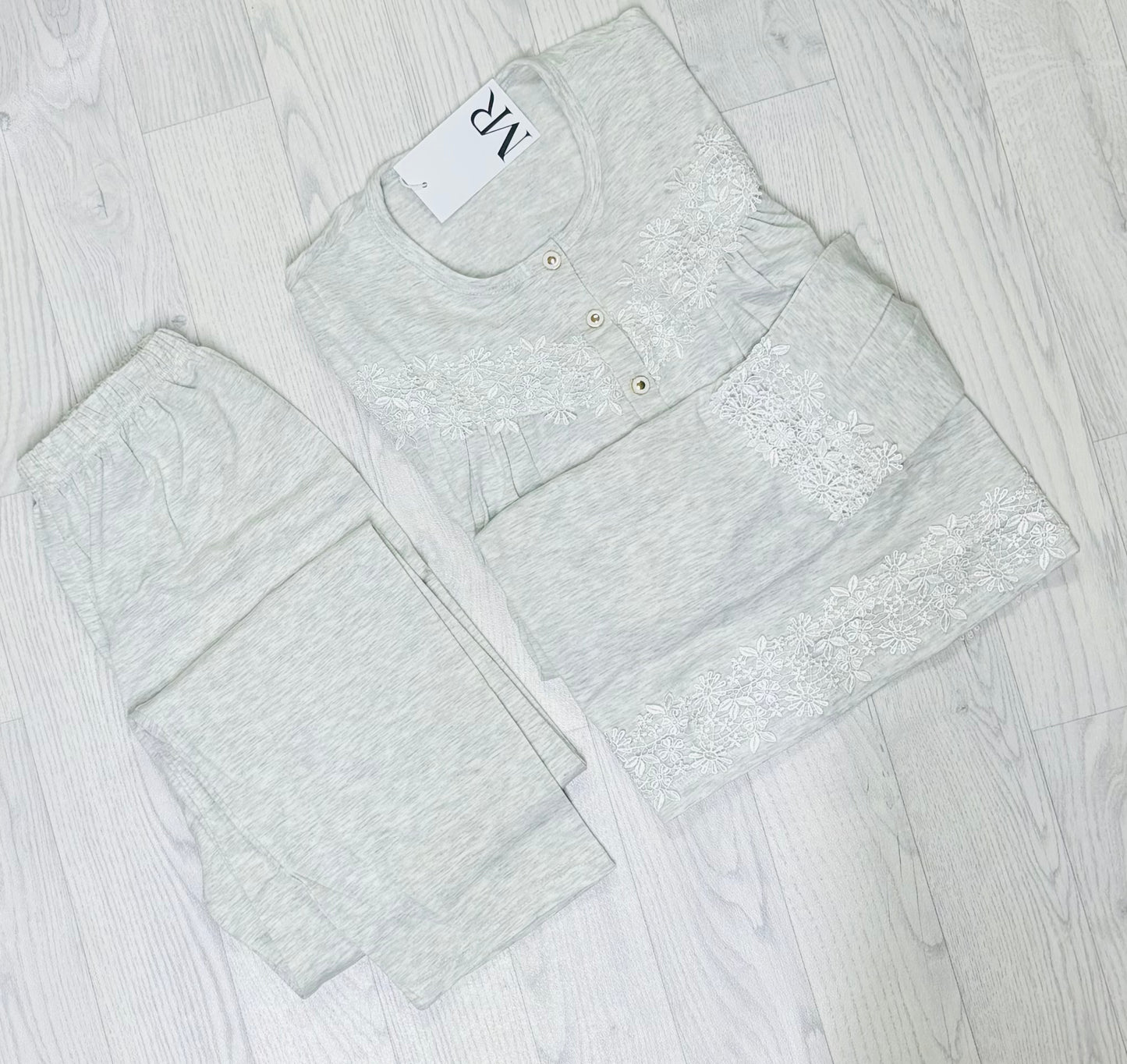 Pyjama manche longue grand taille