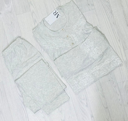 Pyjama manche longue grand taille