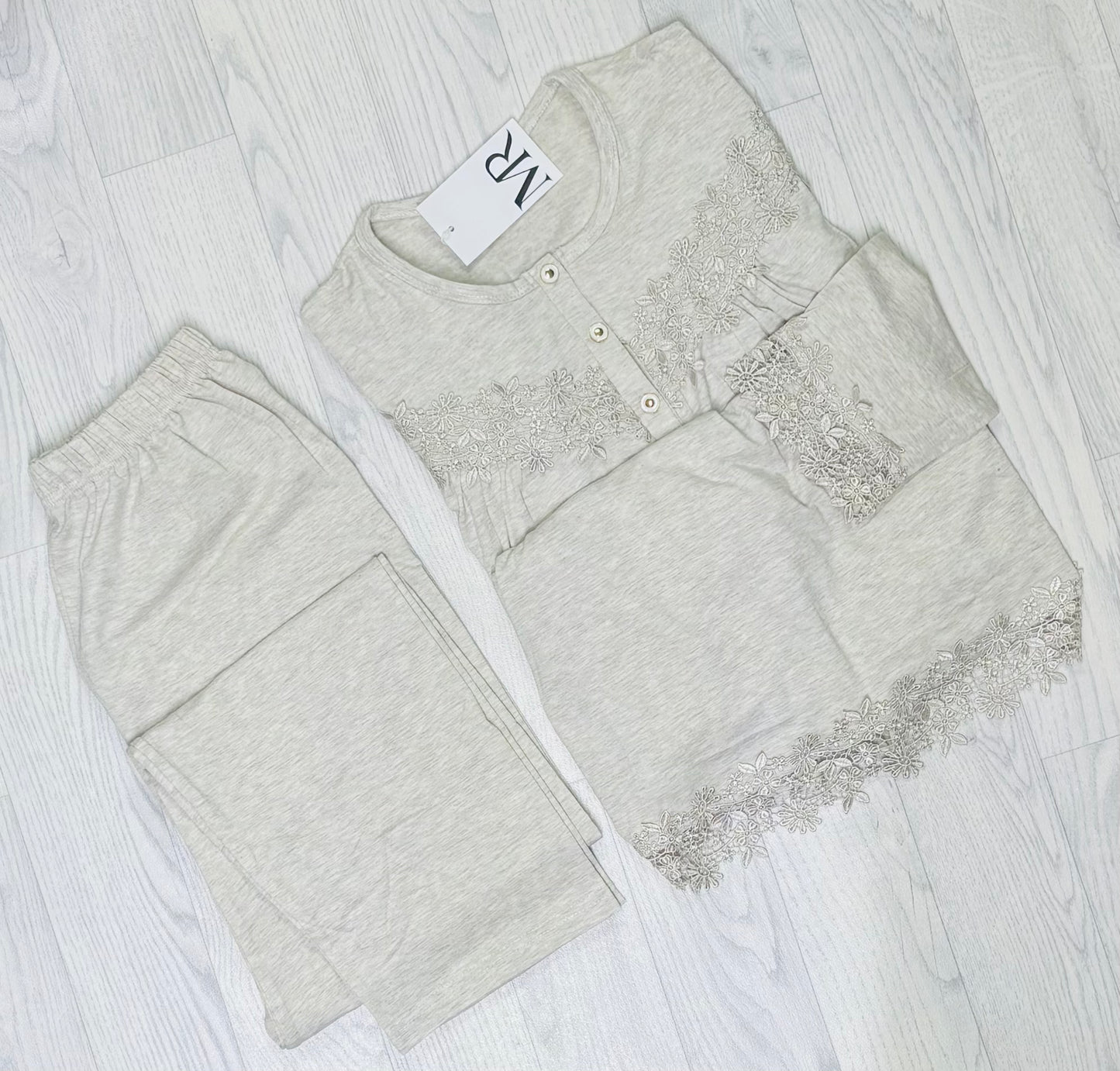 Pyjama manche longue grand taille
