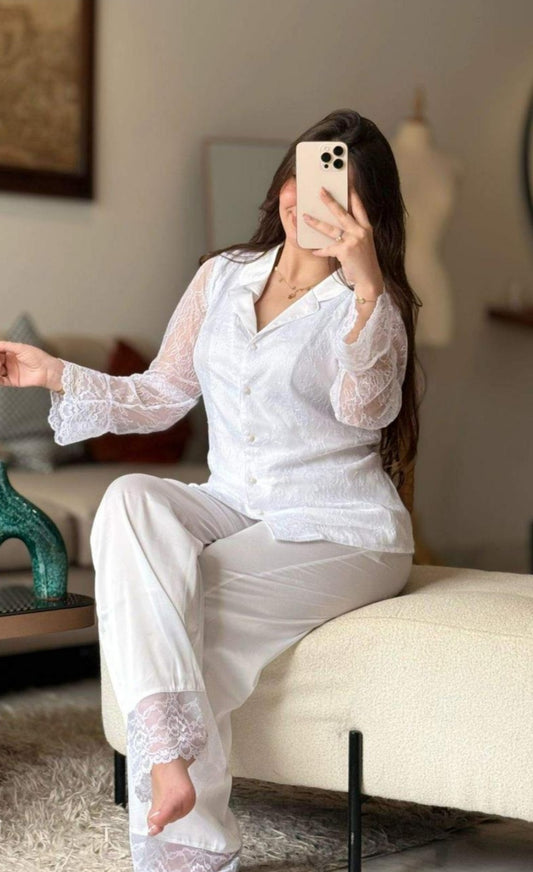 Pyjama satin de soie