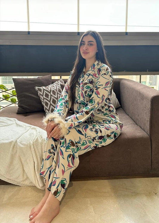 Pyjama satin de soie