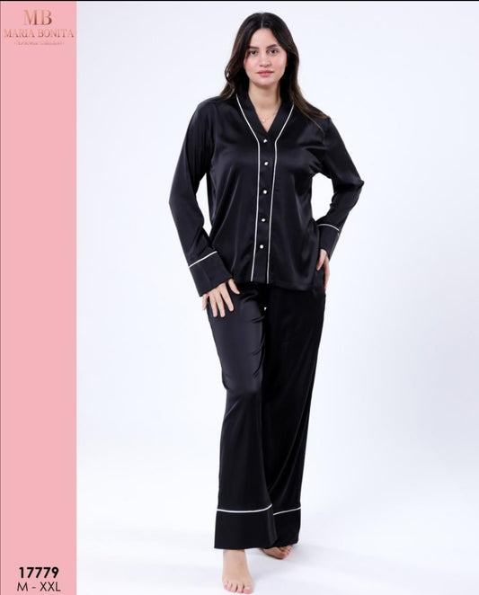 Pyjama satin de soie