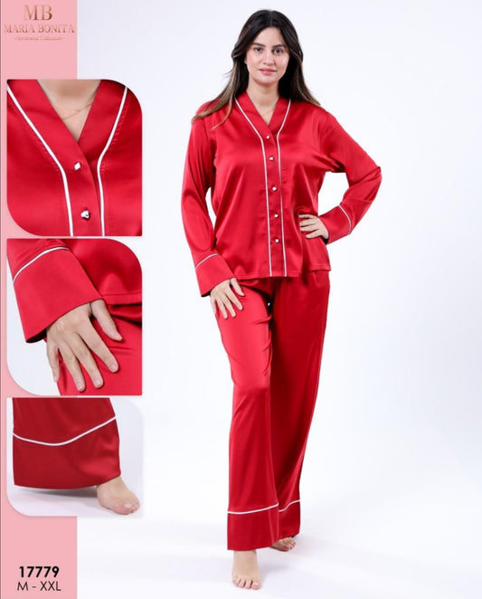 Pyjama satin de soie
